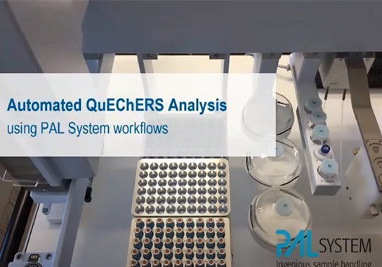 Automated Sample Preparation for pesticides using QuEChERS extraction and cleanup